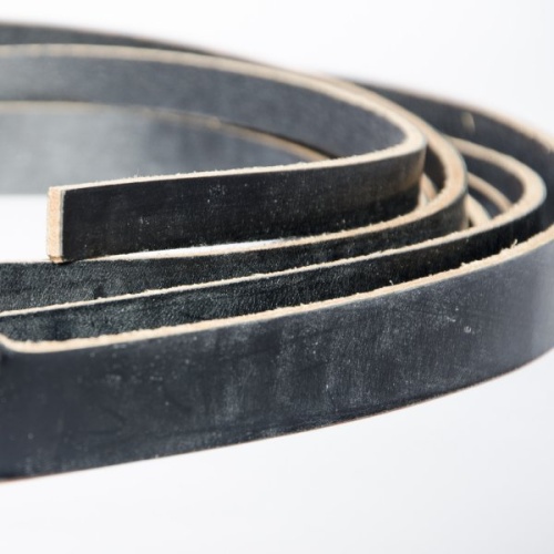 EXTRA LONG Black 4mm HEAVY Saddlery Leather Strips artisanleather.co.uk